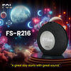 FOL FS-R216 Portable Speaker with Digital Clock – Immersive Sound, Alarm Function. Start your day with great audio, stylish round design. 