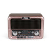 FOL retro-style portable radio with AM, SW, and FM bands for versatile listening.