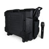 Right Back Side View Rear panel of FS-L1088 Karaoke Machine with one wireless microphone