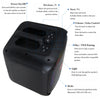 Top panel of FS-L1206 portable speaker with control buttons and LED effects