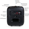 Back view of FOL FS-L1206 wireless speaker showing charging port and connectivity options
