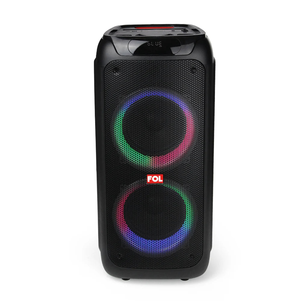Party Speaker FS-L2208 Dual 8-inch with Microphone – folntechus