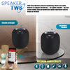 Close-up of FS-R118 wireless speaker showing LED display, mic inputs, and control buttons