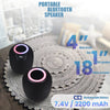 FOL FS-R118 portable Bluetooth speaker with RGB lighting and front control panel