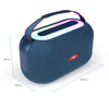 Dimension picture  of  FOL Portable Speaker R318, a versatile speaker with 3.5-inch and 2.2-inch speakers for high-quality sound.