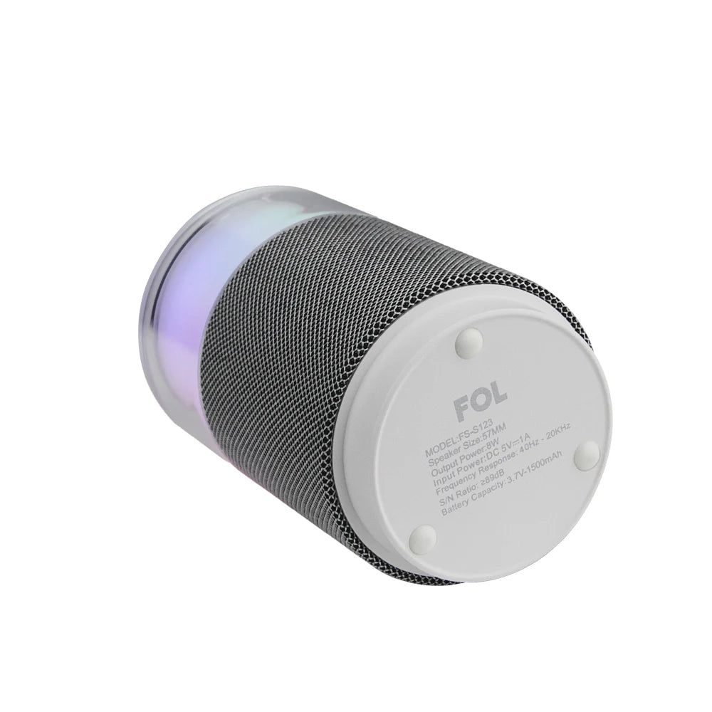 Portable Bluetooth Speaker with RGB Light FS-S123