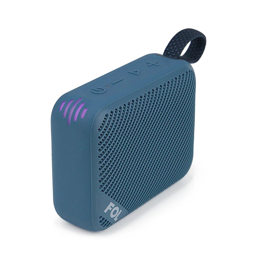 FOL FS-S198 Portable TWS Speaker with RGB Light, Strap & IPX7