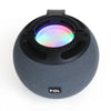 A rear view of the gray FOL FS-S985 portable speaker, displaying the handle and speaker design.