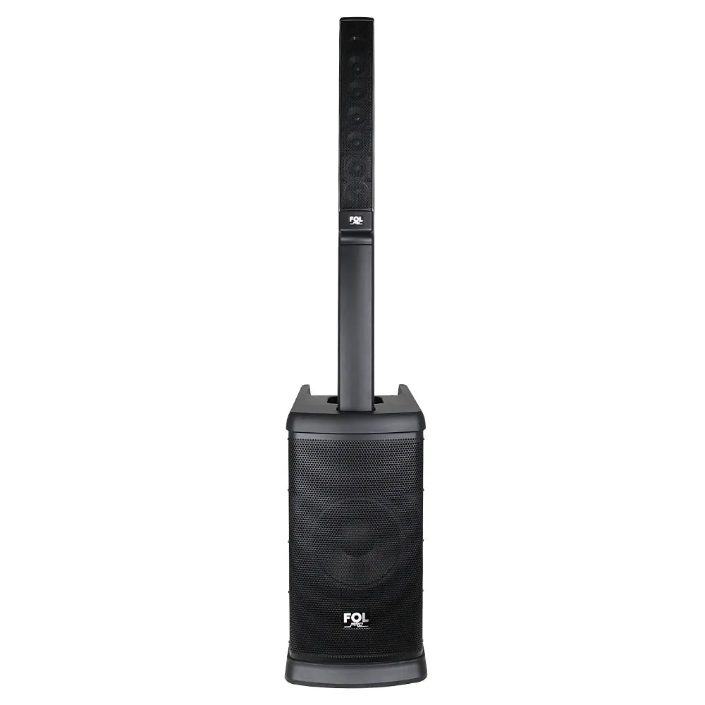 Main Image: FOL FS-T888 Portable Sound Tower with 420W output, 10' subwoofer, and 6*2.25' speakers for immersive audio.