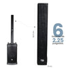 Speaker Assembly: Step-by-step guide on assembling the FOL FS-T888 sound tower.
